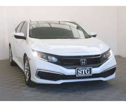 2020 Honda Civic Sedan LX is a Silver, White 2020 Honda Civic LX Sedan in Bellflower CA