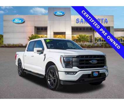 2021 Ford F-150 Lariat is a White 2021 Ford F-150 Lariat Car for Sale in Sarasota FL