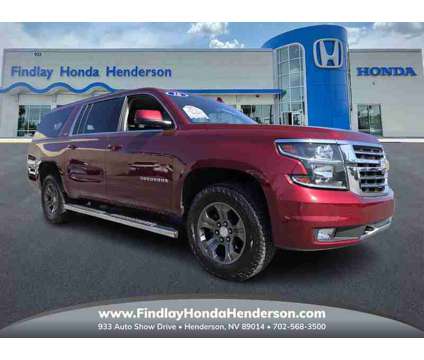 2016 Chevrolet Suburban LT is a Red 2016 Chevrolet Suburban LT SUV in Henderson NV