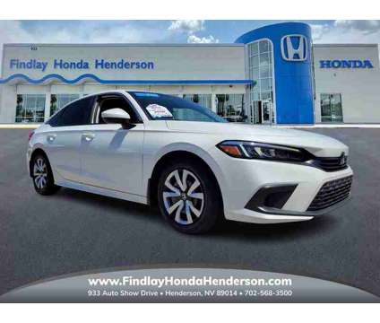 2022 Honda Civic LX is a Silver, White 2022 Honda Civic LX Sedan in Henderson NV