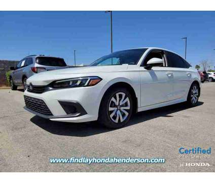 2022 Honda Civic LX is a Silver, White 2022 Honda Civic LX Sedan in Henderson NV