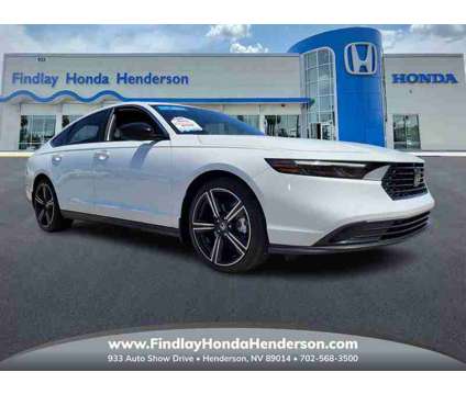 2024 Honda Accord Hybrid Sport is a Silver, White 2024 Honda Accord Hybrid Hybrid in Henderson NV