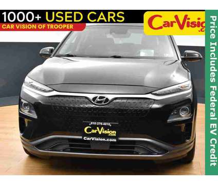 2020 Hyundai Kona Electric Ultimate is a Black, Grey 2020 Hyundai Kona Ultimate SUV in Norristown PA