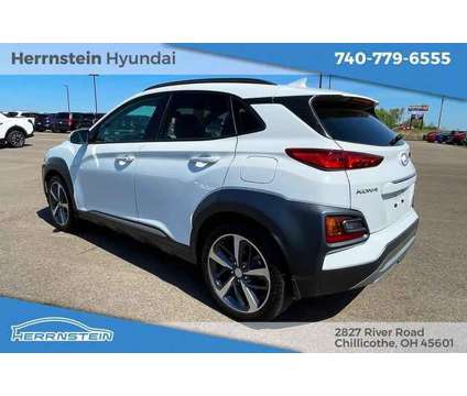 2019 Hyundai Kona Limited is a White 2019 Hyundai Kona Limited SUV in Chillicothe OH