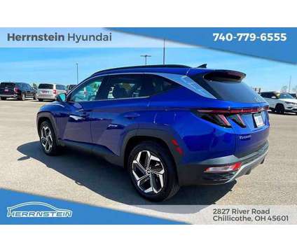 2022 Hyundai Tucson Limited is a Blue 2022 Hyundai Tucson Limited SUV in Chillicothe OH