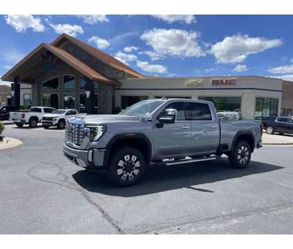 2024 GMC Sierra 3500HD 4WD Crew Cab Standard Bed Denali is a Silver 2024 GMC Sierra 3500 H/D Truck in Logan UT