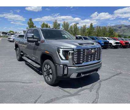 2024 GMC Sierra 3500HD 4WD Crew Cab Standard Bed Denali is a Silver 2024 GMC Sierra 3500 H/D Truck in Logan UT