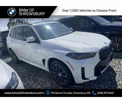 2025 BMW X5 xDrive40i is a White 2025 BMW X5 4.6is SUV in Shrewsbury MA