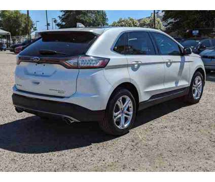 2018 Ford Edge Titanium is a Silver, White 2018 Ford Edge Titanium SUV in Tucson AZ