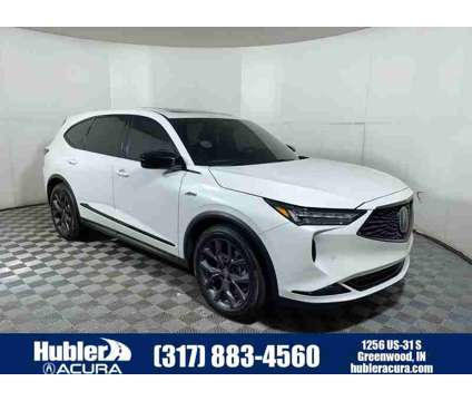 2022UsedAcuraUsedMDXUsedSH-AWD is a Silver, White 2022 Acura MDX Car for Sale in Greenwood IN
