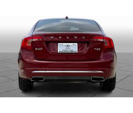 2016UsedVolvoUsedS60 InscriptionUsed4dr Sdn FWD is a Red 2016 Volvo S60 Inscription Car for Sale in Sugar Land TX