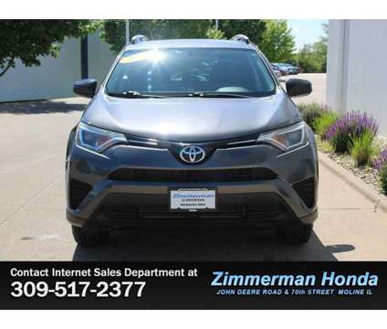 2016 Toyota RAV4 LE is a Grey 2016 Toyota RAV4 LE Car for Sale in Moline IL