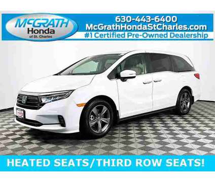 2023 Honda Odyssey EX is a Silver, White 2023 Honda Odyssey EX Car for Sale in Saint Charles IL