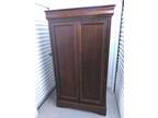 $65.00 Solid Wood Armoire - CABINET Wardrobe Dresser Television TV Stand