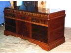 Vintage West Branch Art Deco Waterfall Cedar Trunk Hope Chest Bench with Light