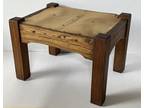 Antique Arts & Crafts Solid Oak Footstool Mission Craftsman Stickley