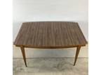 Mid-Century Modern Dining Table With Leaf