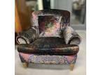 Fantastic Vintage Ralph Lauren Lounge Chair with Jack Lenor Larsen Upholstery