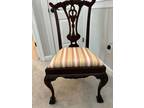 Chippendale Mahogany Ball and Claw Chairs( pair of chairs)