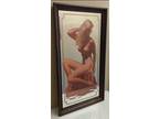 Vintage Pin up Risque Glamor Mirror Bar Parlor Man Cave Decor New Old Stock