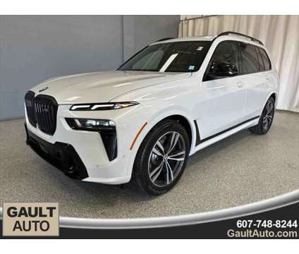 2025 BMW X7 M60i is a White 2025 SUV in Endicott NY