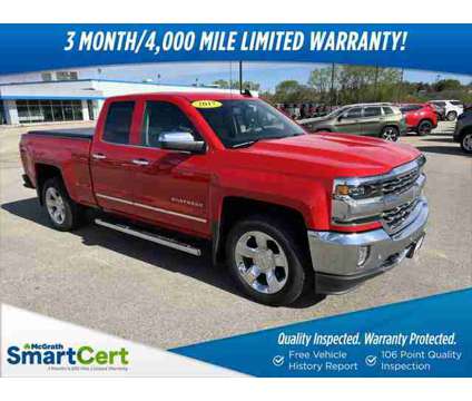 2017 Chevrolet Silverado 1500 1LZ is a Red 2017 Chevrolet Silverado 1500 1LZ Truck in Dubuque IA