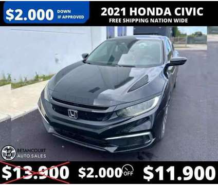 2021 Honda Civic for sale is a Black 2021 Honda Civic Car for Sale in Miami FL