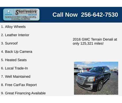 2016UsedGMCUsedTerrainUsedFWD 4dr is a 2016 GMC Terrain Car for Sale in Decatur AL