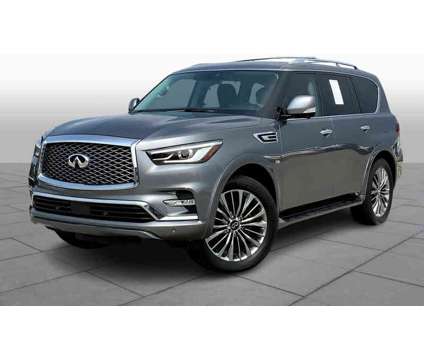 2018UsedINFINITIUsedQX80UsedRWD is a Grey 2018 Infiniti QX80 Car for Sale in League City TX