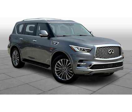 2018UsedINFINITIUsedQX80UsedRWD is a Grey 2018 Infiniti QX80 Car for Sale in League City TX