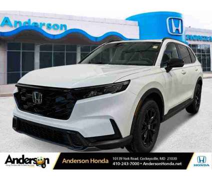 2024NewHondaNewCR-V HybridNewAWD is a Silver, White 2024 Honda CR-V Car for Sale in Cockeysville MD