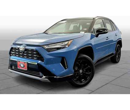 2023UsedToyotaUsedRAV4UsedAWD (Natl) is a Black, Blue 2023 Toyota RAV4 Car for Sale in Manchester NH