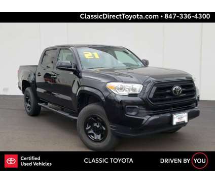 2021 Toyota Tacoma SR is a Black 2021 Toyota Tacoma SR Car for Sale in Waukegan IL