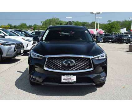 2020 Infiniti Qx50 Luxe is a Black 2020 Infiniti QX50 Luxe Car for Sale in Lombard IL