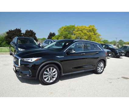 2020 Infiniti Qx50 Luxe is a Black 2020 Infiniti QX50 Luxe Car for Sale in Lombard IL