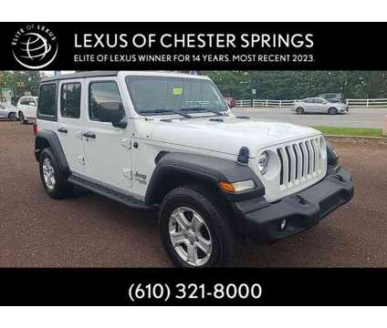 2019 Jeep Wrangler Unlimited Sport S is a White 2019 Jeep Wrangler Unlimited Sport Car for Sale in Chester Springs PA