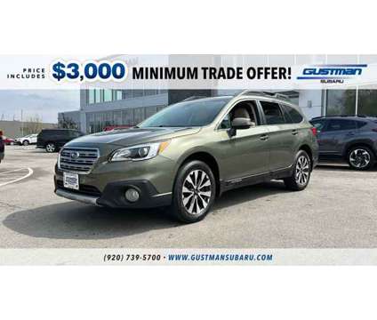 2017 Subaru Outback Limited is a Green 2017 Subaru Outback Limited Car for Sale in Appleton WI