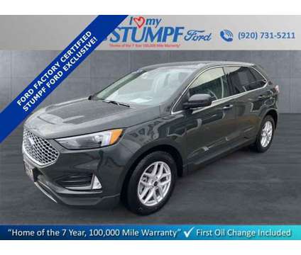 2023 Ford Edge SEL is a Green 2023 Ford Edge SEL Car for Sale in Appleton WI