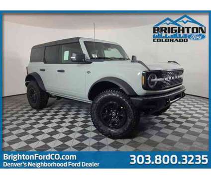 2024 Ford Bronco Wildtrak is a Grey 2024 Ford Bronco Car for Sale in Brighton CO