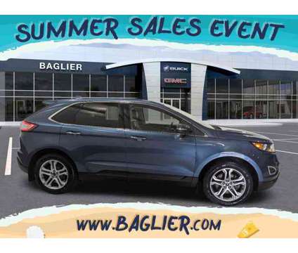 2018 Ford Edge Titanium All Wheel Drive Premium Leather Heated is a Silver 2018 Ford Edge Titanium Car for Sale in Butler PA