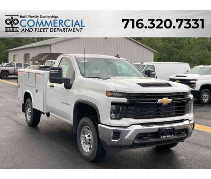 2024 Chevrolet Silverado 2500HD Work Truck is a White 2024 Chevrolet Silverado 2500 H/D Truck in Depew NY