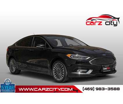 2017 Ford Fusion for sale is a Black 2017 Ford Fusion Car for Sale in Addison TX