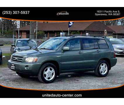 2005 Toyota Highlander for sale is a Green 2005 Toyota Highlander Car for Sale in Spanaway WA