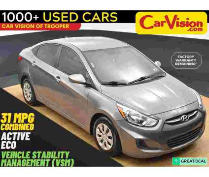 2017 Hyundai Accent SE is a Grey 2017 Hyundai Accent SE Sedan in Norristown PA