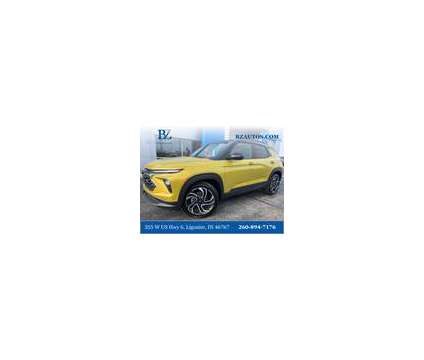 2024 Chevrolet TrailBlazer RS is a Yellow 2024 Chevrolet trail blazer SUV in Ligonier IN