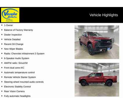 2022 Chevrolet Silverado 1500 LTD LT Trail Boss is a Red 2022 Chevrolet Silverado 1500 LT Truck in Ottumwa IA