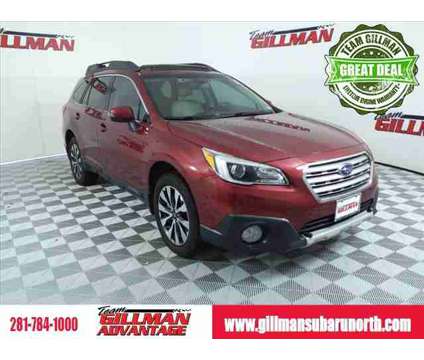 2015 Subaru Outback 3.6R Limited is a Red 2015 Subaru Outback 3.6 R SUV in Houston TX
