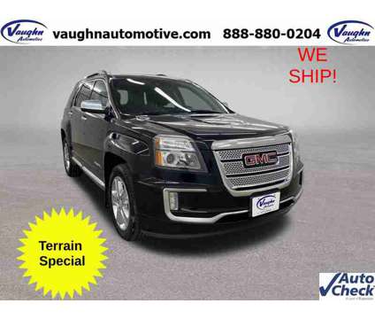 2016 GMC Terrain Denali is a Black 2016 GMC Terrain Denali SUV in Ottumwa IA