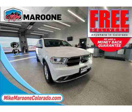 2019 Dodge Durango SXT Plus is a White 2019 Dodge Durango SXT SUV in Colorado Springs CO