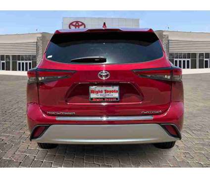 2022 Toyota Highlander Platinum is a Red 2022 Toyota Highlander SUV in Scottsdale AZ